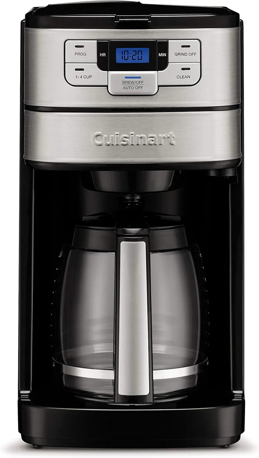 Cuisinart Grind & Brew 12-Cup Coffeemaker, Black – Certified Refurbished