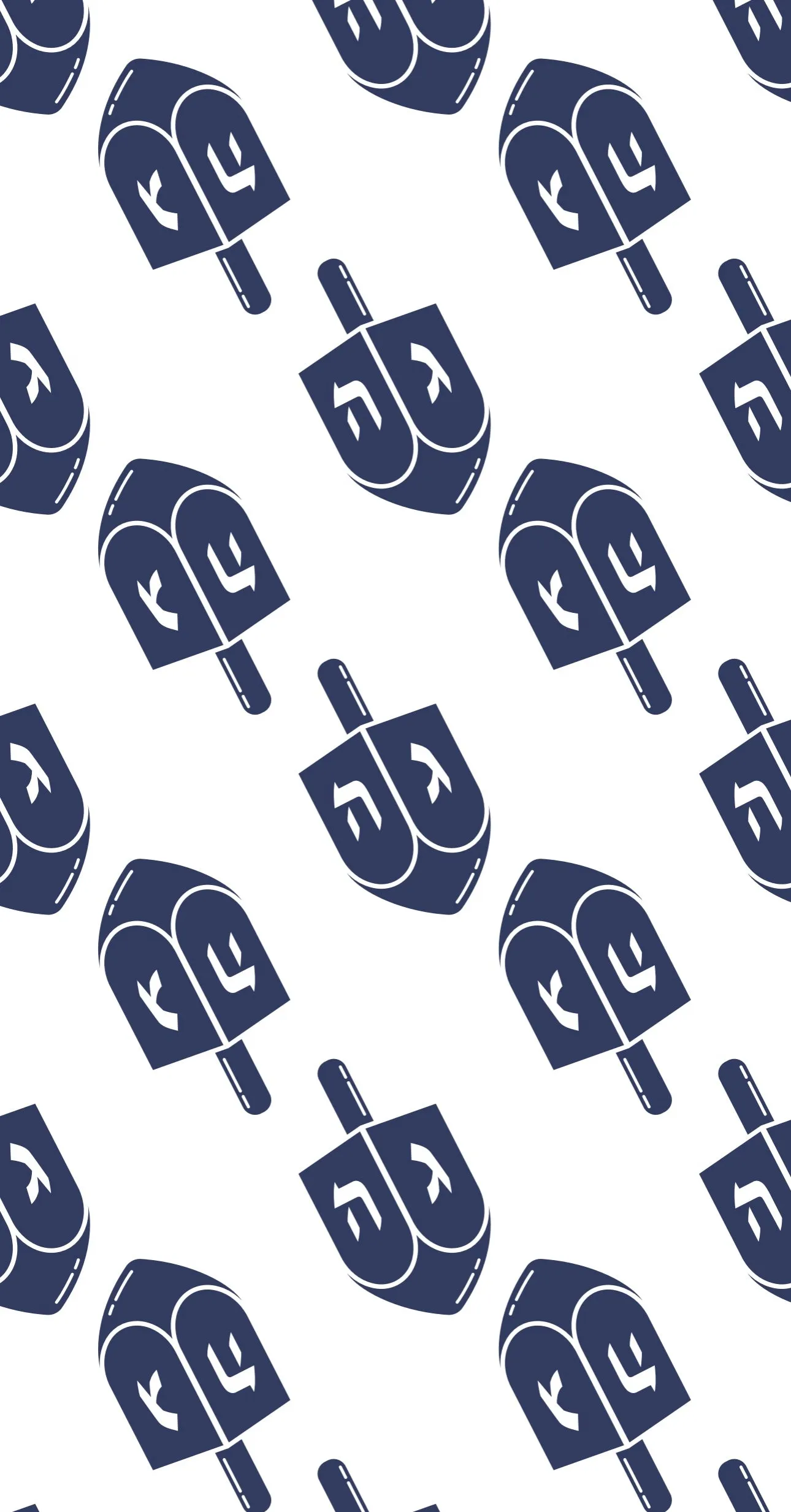 Denim Dreidel - Printed Guest Towel