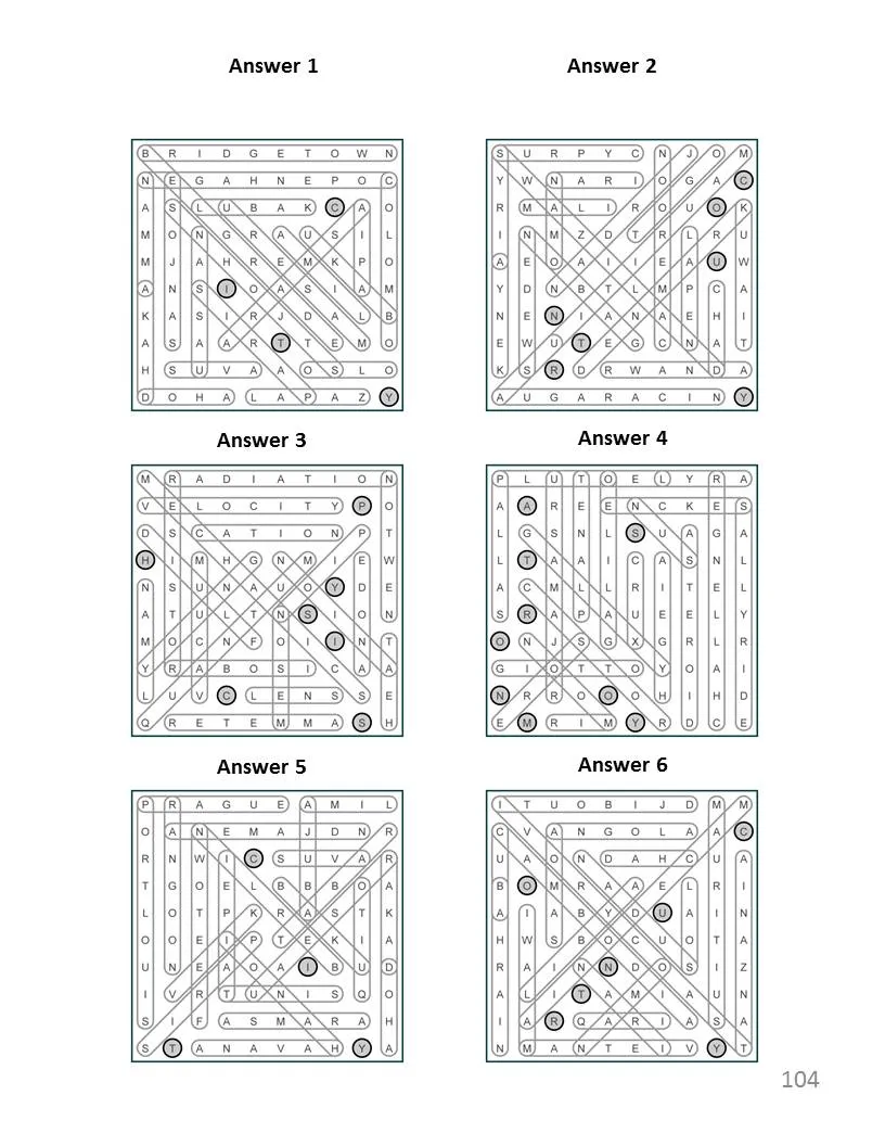 Digital Download 100 Printable Word Search Puzzles