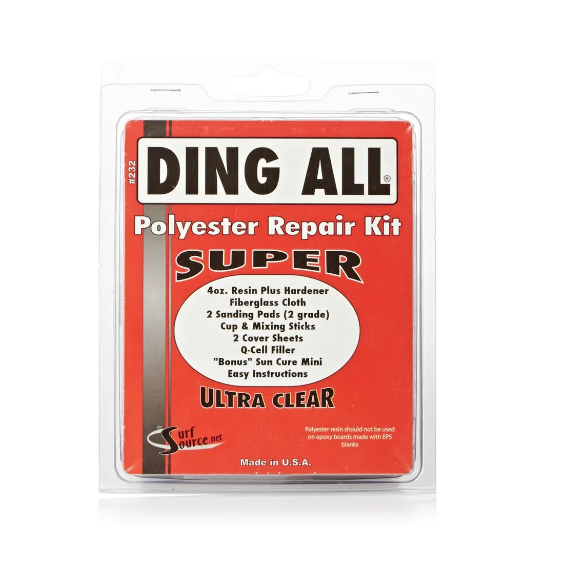 Ding Repair - Ding All Poly SUPER Kit