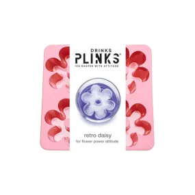 Drinks Plinks Daisy Ice Mould Tray Pink