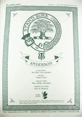 Drummond Clan Tea Towel