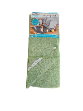 Drying Mat Micro Fiber Counter Top   R6908  green