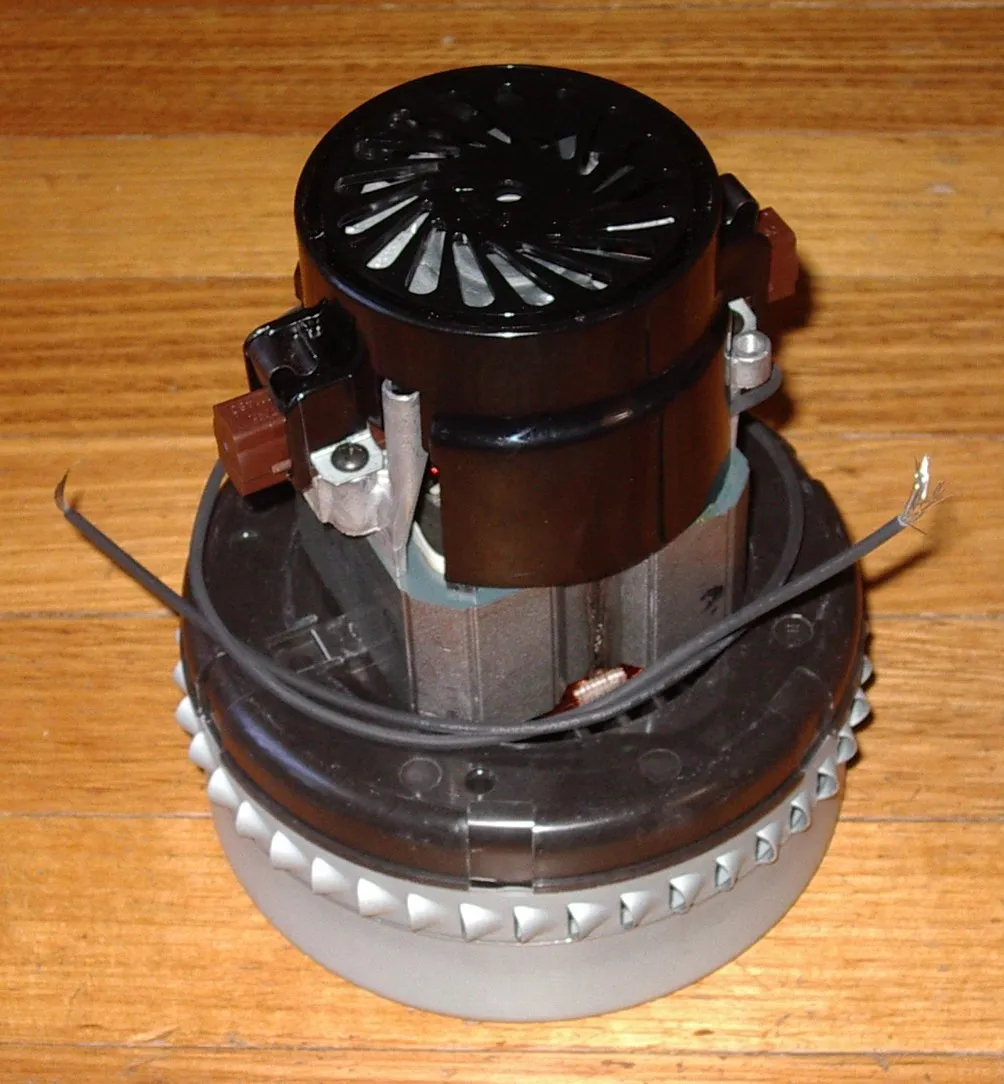 Dual Stage Shanghai Ametek Bypass 1100Watt Vac Motor Fan Unit - Part # 119656