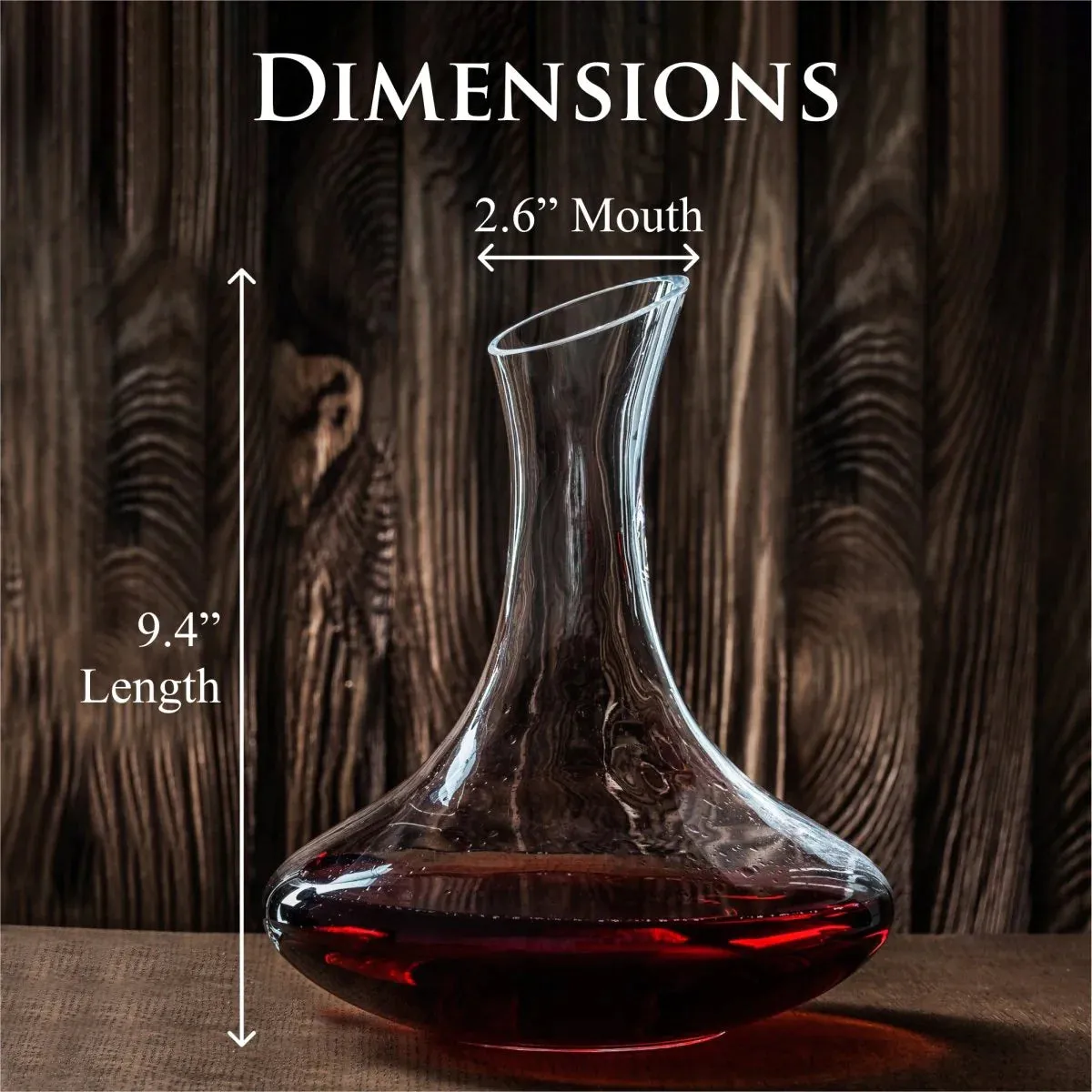 Elegant Wine Decanter Set with Aerator & Stemmed Glasses