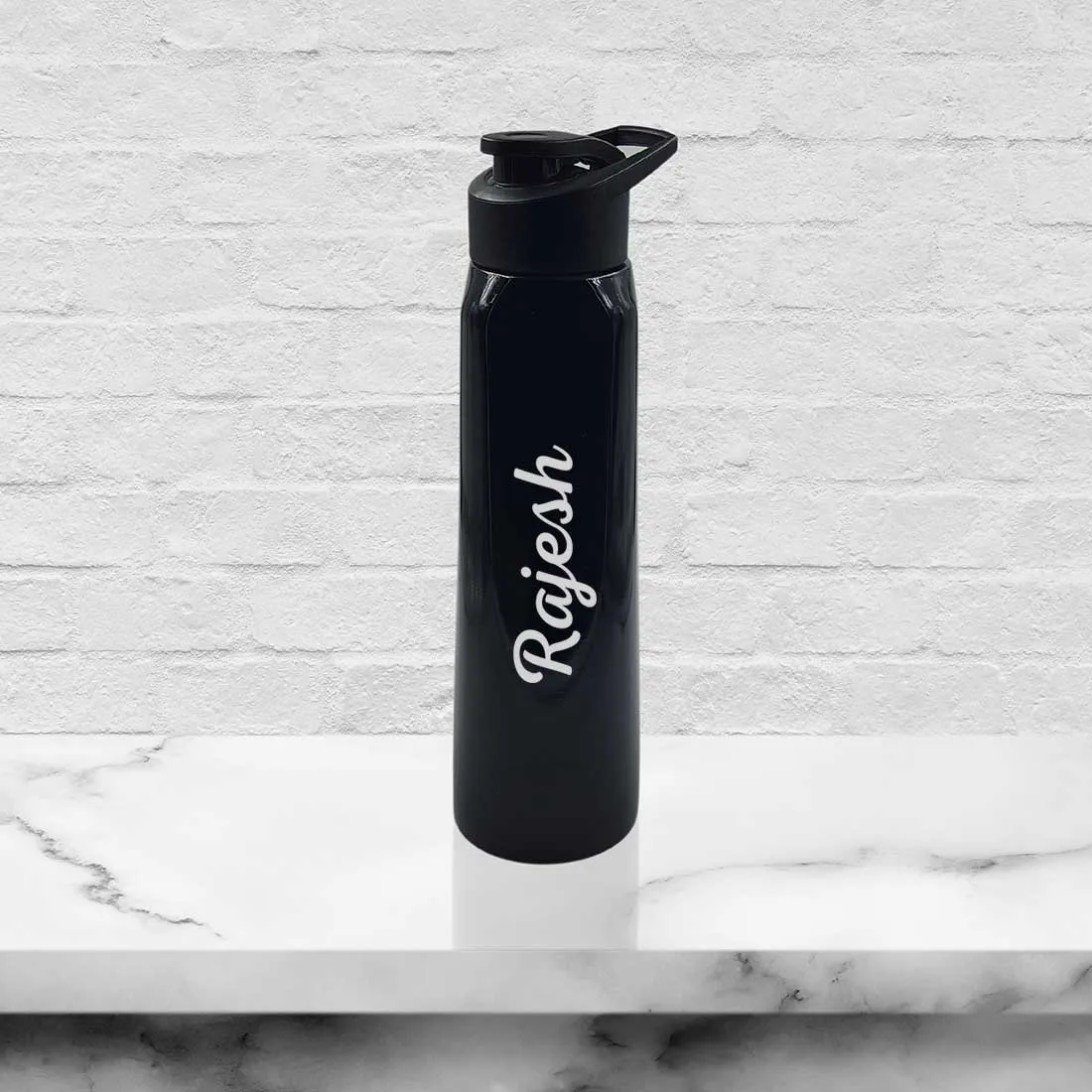 Engraved Custom Water Bottle Stainless Steel With Name for School Collage  750 M