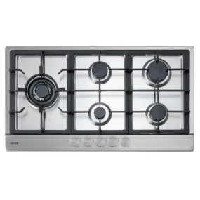 Euro Appliances ECT900GX3 90cm Stainless Steel Gas Cooktop - Special Order