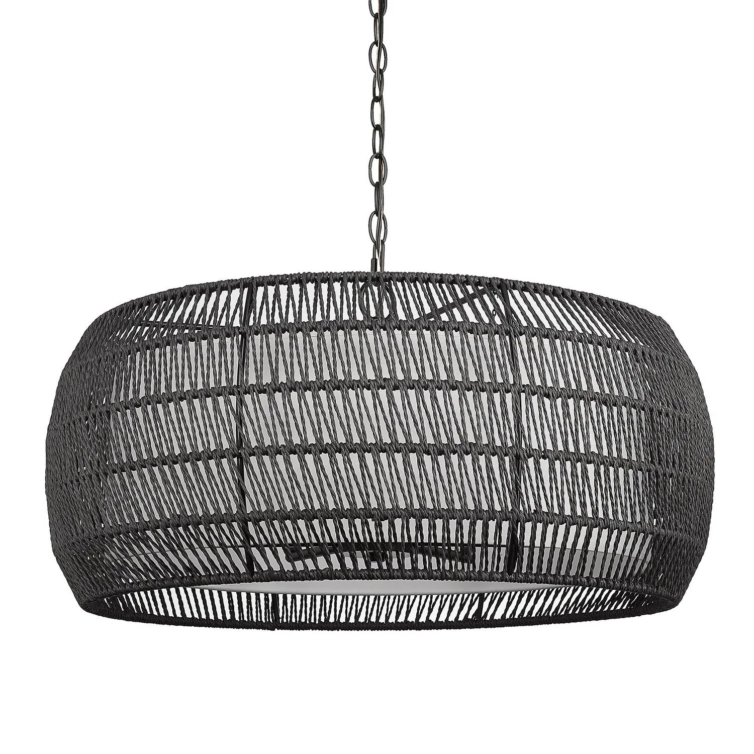 Everly 6 Light Chandelier in Matte Black