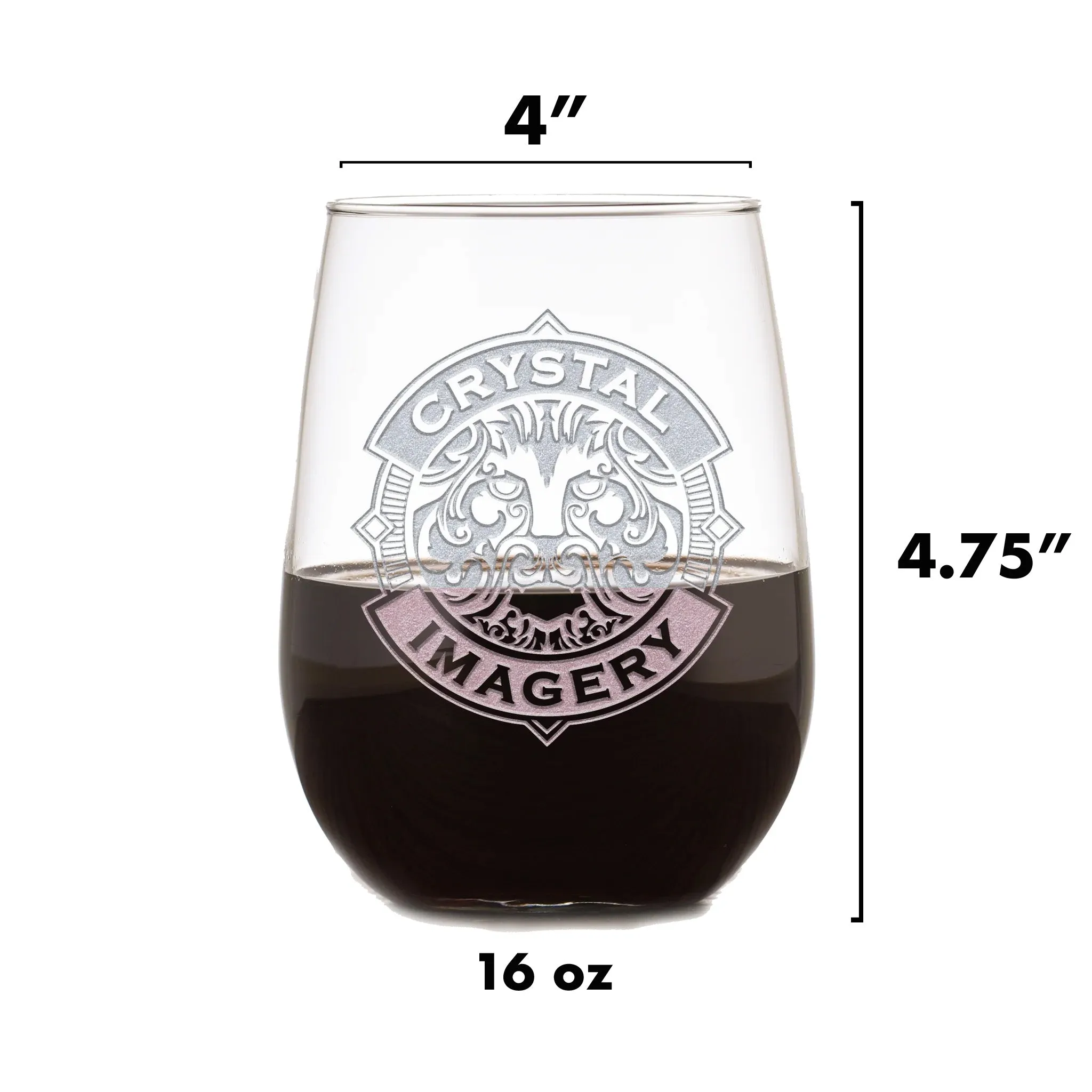 Family Tree Engraved Stemless Wine Glass