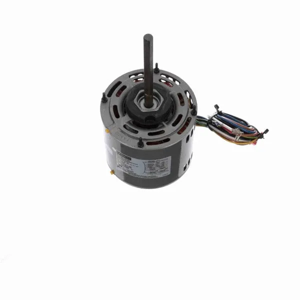 Fasco Direct Drive Motor, 1075 RPM, 1/2-1/3-1/4 HP, 208/230 V, 48 Frame, Open Air Over