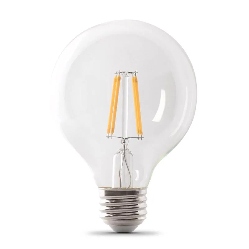 Feit LED G25 E26 (Medium) Filament LED Bulb Soft White 100 Watt Equivalence 1 pk