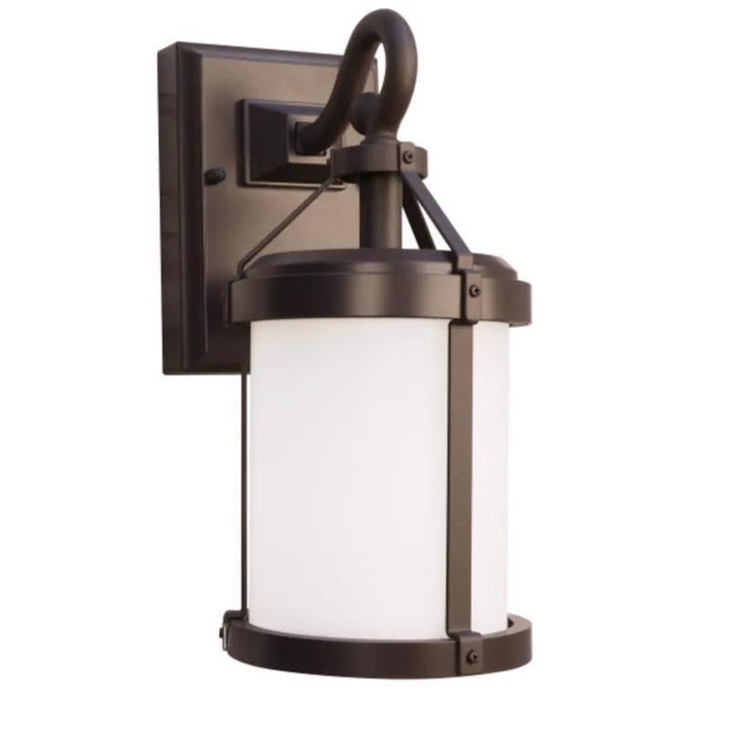 Feit Smart Home Bronze Dusk to Dawn LED Smart-Enabled Wall Lantern