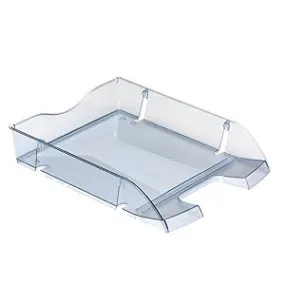 File Tray Space Recycle Pet - Grey Translucent