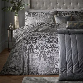 Firenza Duvet Cover Set by Laurence Llewelyn-Bowen in Slate