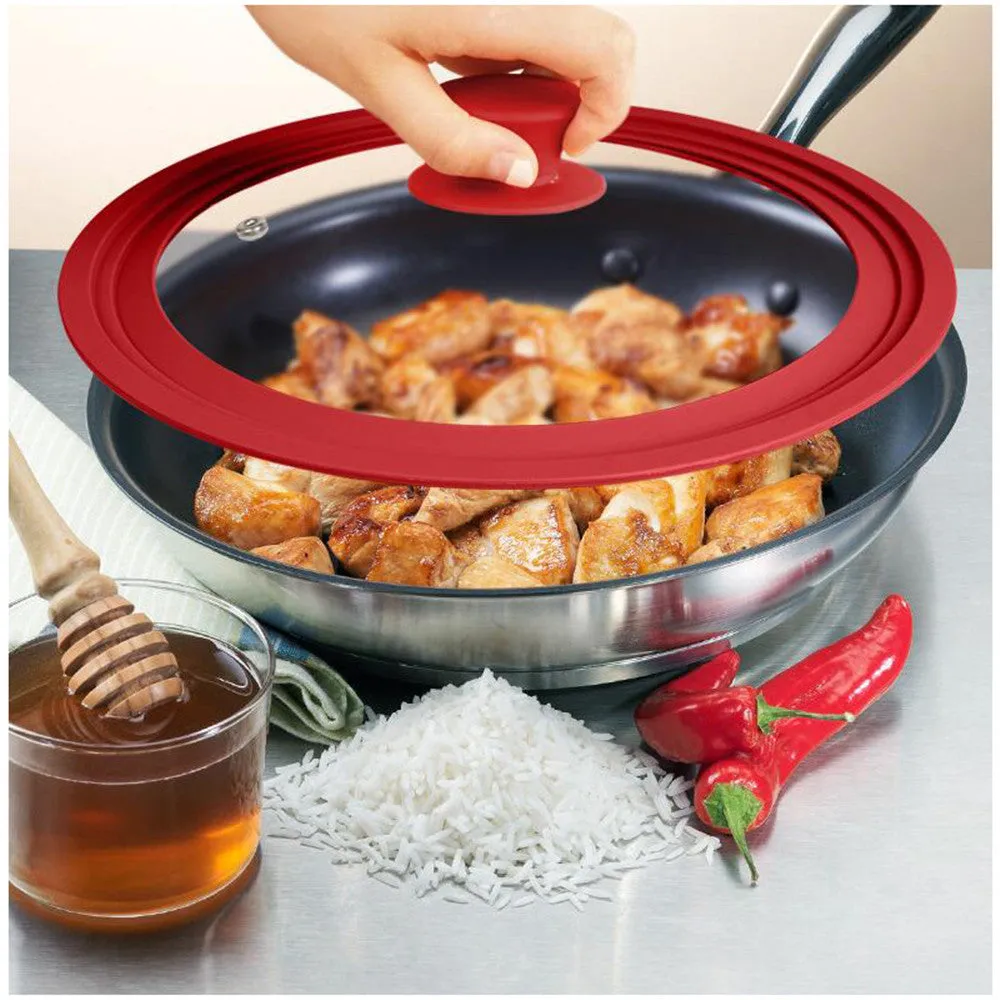 Frying Pan with Lid Multifunctional Glass Lid Wok Pan Lids Covers