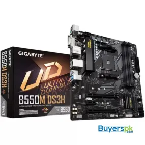 Gigabyte Motherboard B550m Ds3h Amd Am4 Micro Atx