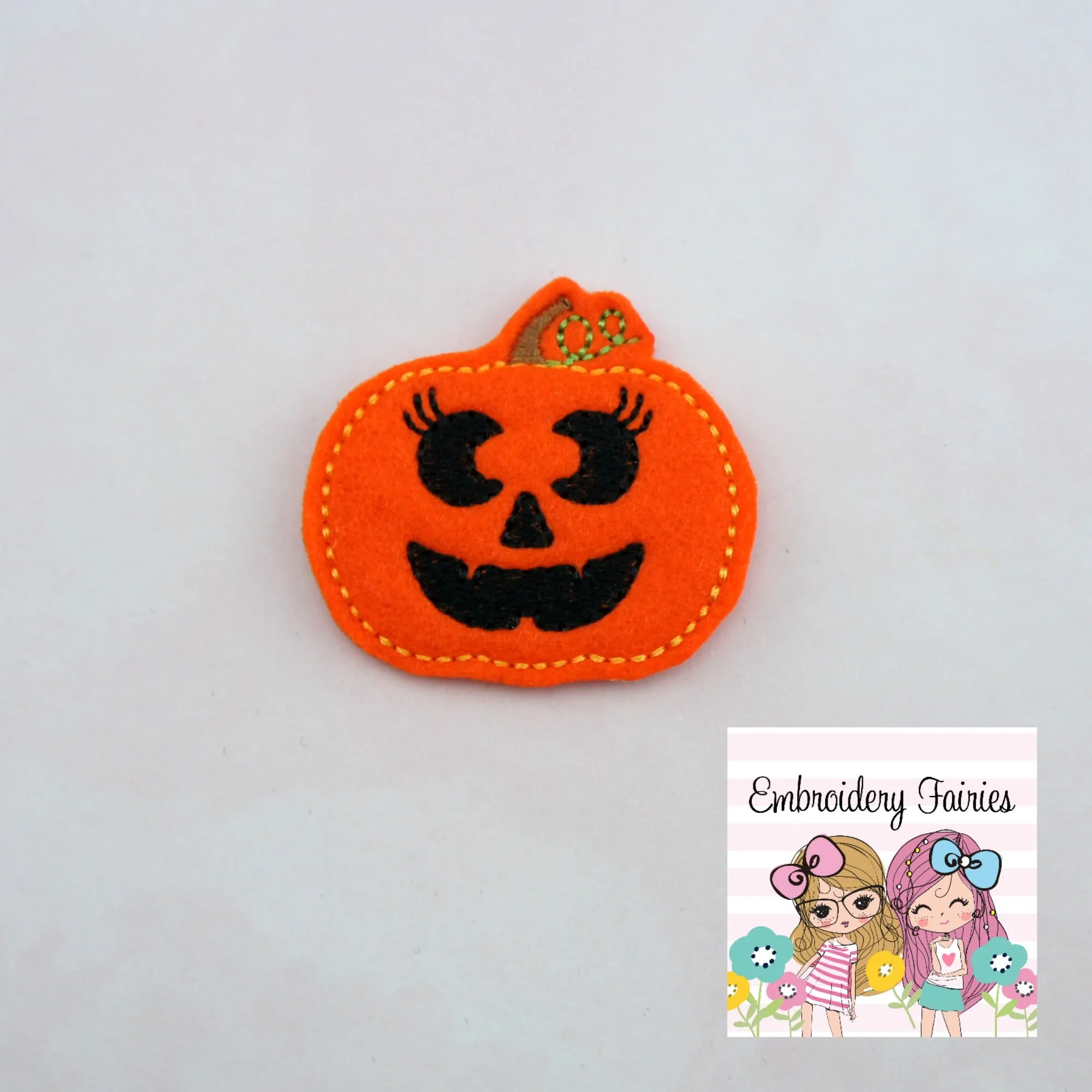 Girly Pumpkin Feltie Design