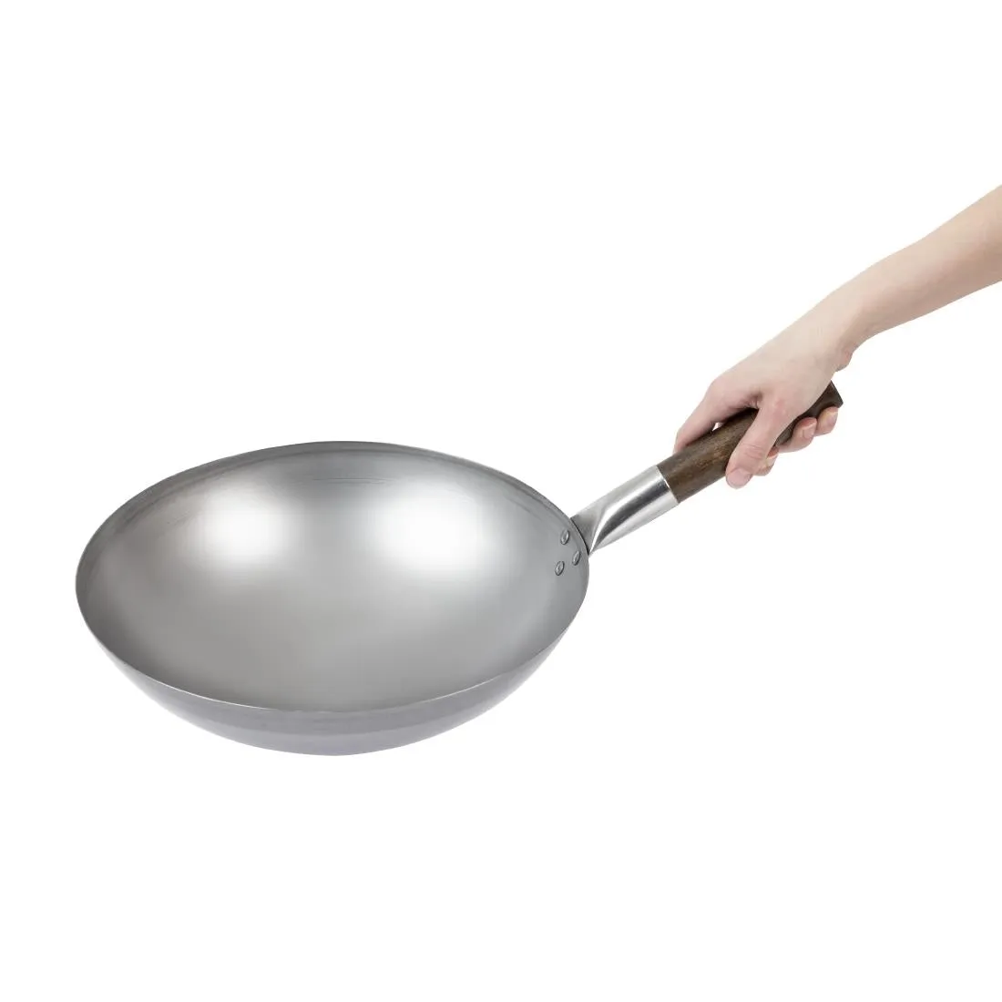 GJ495 London Wok Round Bottom Wok 330mm