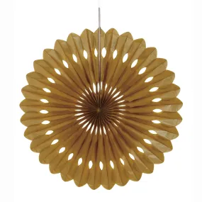 Gold Decorative Fan 40cm