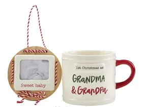 Grandparent Xmas Mug Ornament