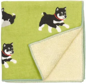 Hand Towel Black Shiba