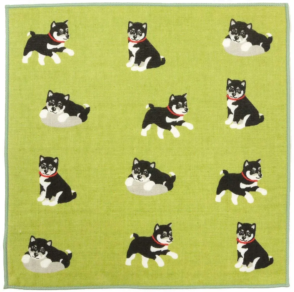 Hand Towel Black Shiba