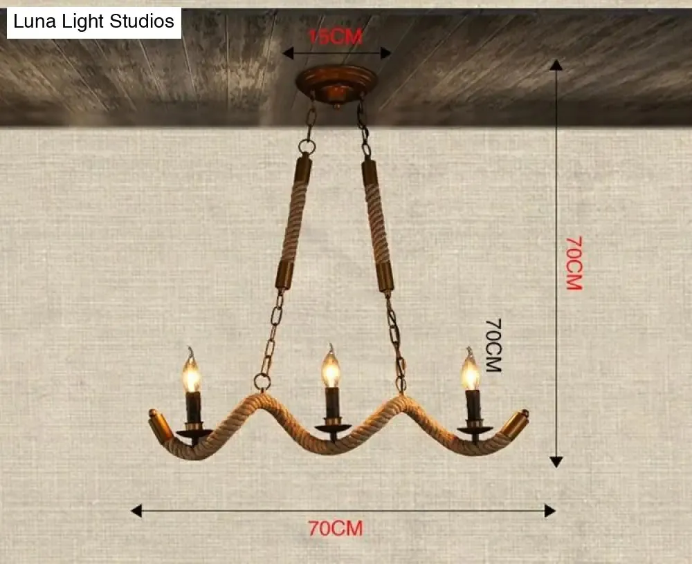 Handmade Vintage Pendant Lights Loft Rope Pendants Lamps Industrial Retro Edison Lamp Lustres De Teto Suspension For Kitchen