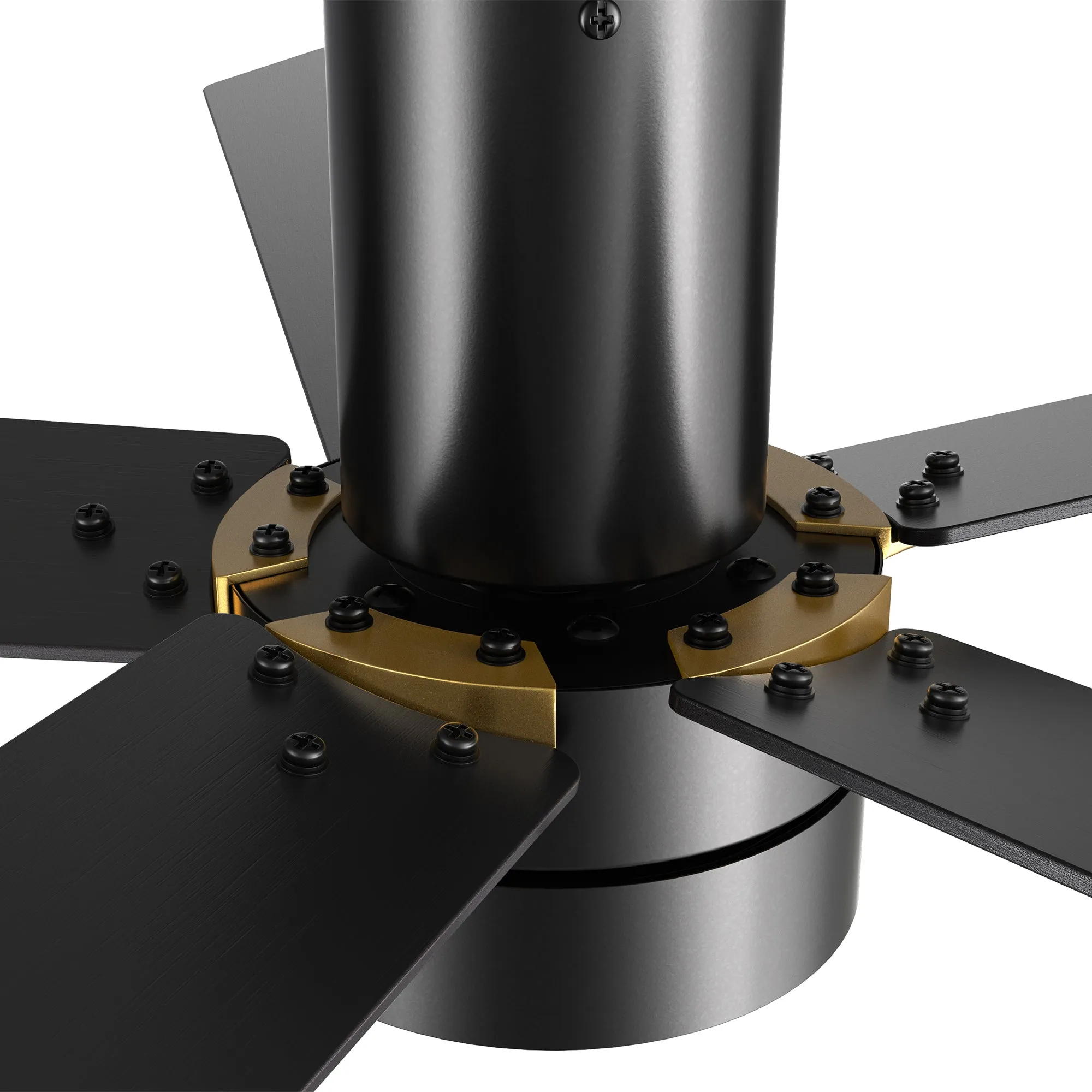 Harlem Low Profile Smart Ceiling Fan with LED Light Outdoor/indoor 52"