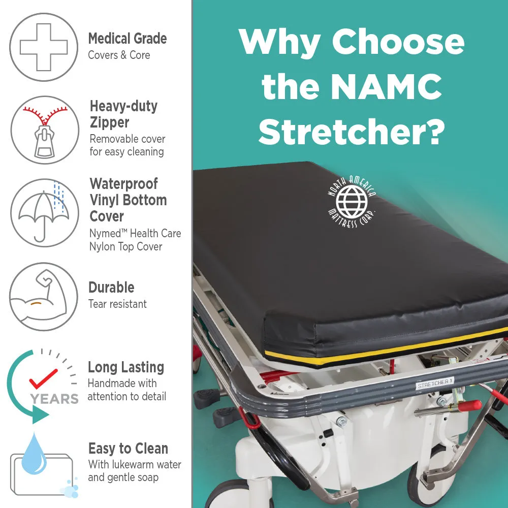 Hill-Rom GPS (Model 883) 4" Standard Stretcher Pad with Color Identifier