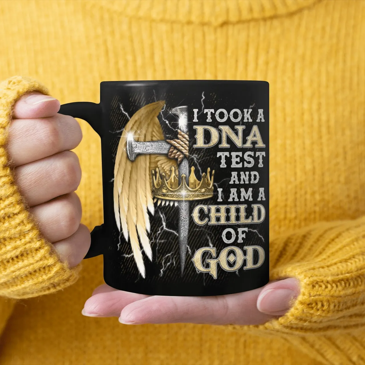 I Took A Dna Test And I Am A Child Of God, Christian Mug, Religious Mug, Jesus Mug, Faith Mug