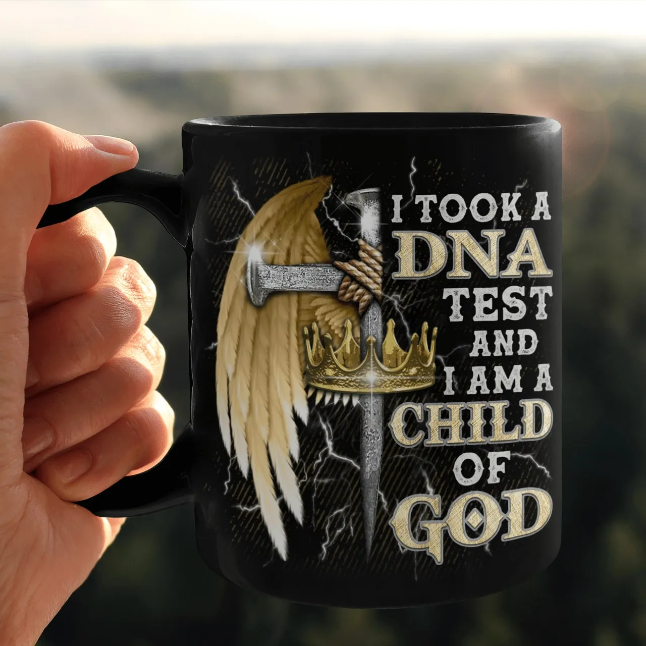 I Took A Dna Test And I Am A Child Of God, Christian Mug, Religious Mug, Jesus Mug, Faith Mug