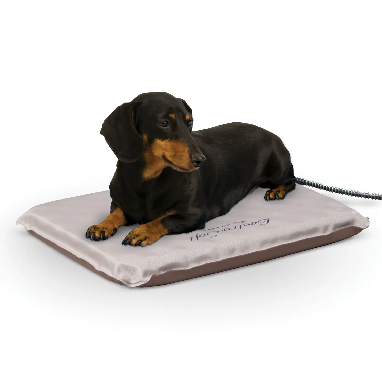 K&H Pet Products Lectro-Soft Outdoor Heated Bed & Cover Chocolate/Tan (Small-40W)