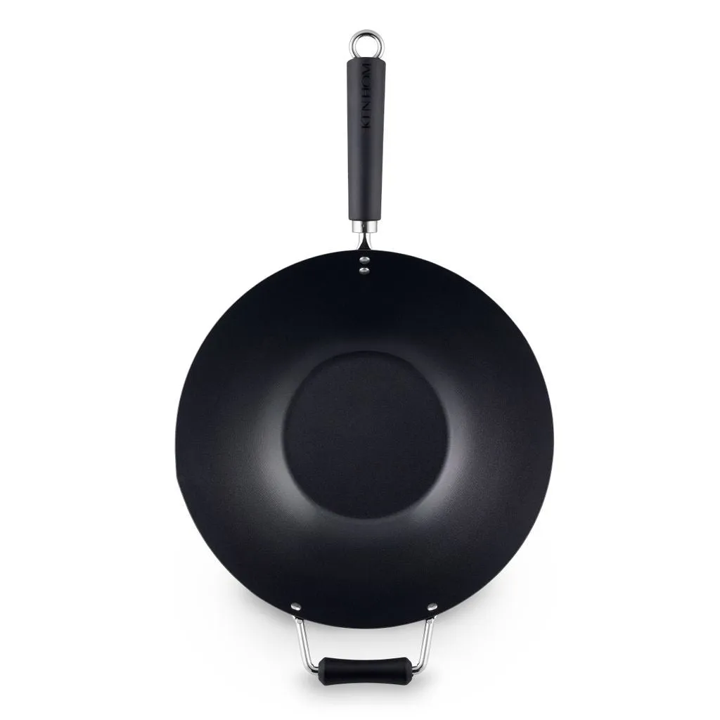 Ken Hom Excellence Non-stick Carbon Steel Wok 35cm