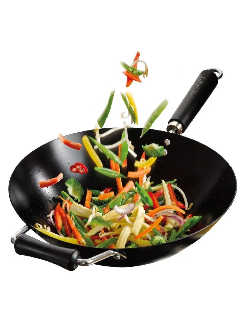 Ken Hom Excellence Non-stick Carbon Steel Wok 35cm