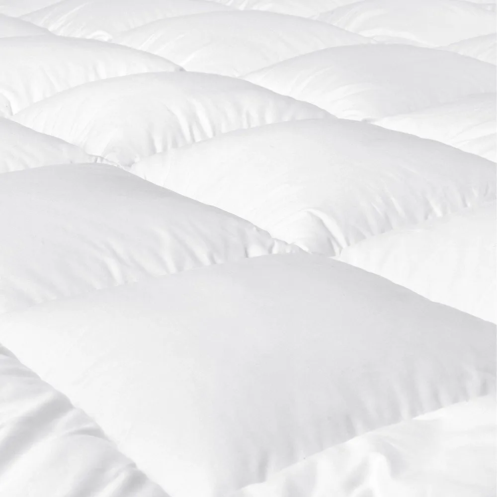 King Giselle Bedding Mattress Topper Pillowtop Protector Pad