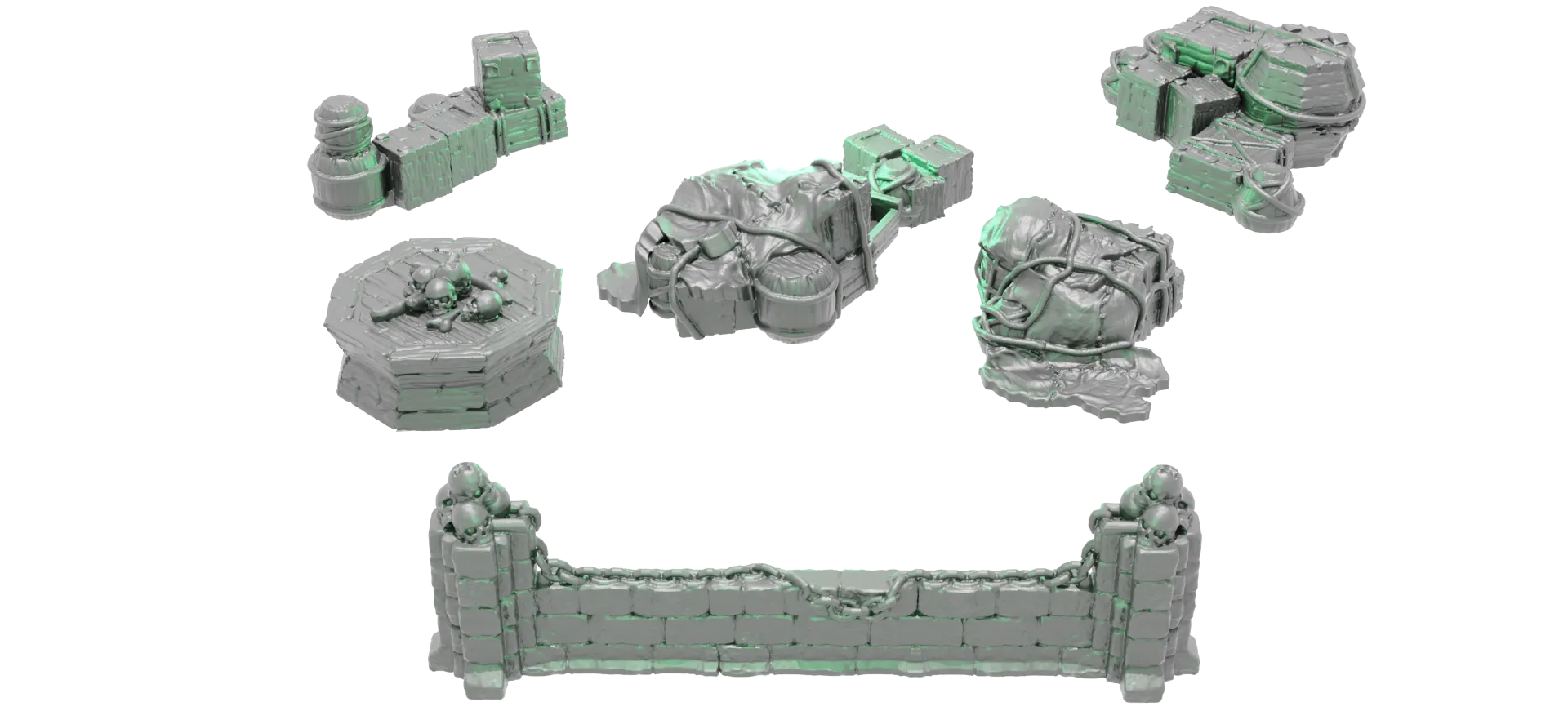 Kingdom of Azragor Scatter Terrain (STL File)