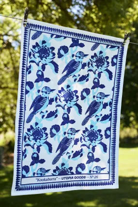 Kookaburra Blue Teatowel No. 26