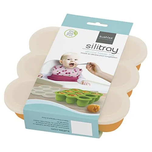 Kushies Baby Silitray Silicone Freezer Tray Carrot