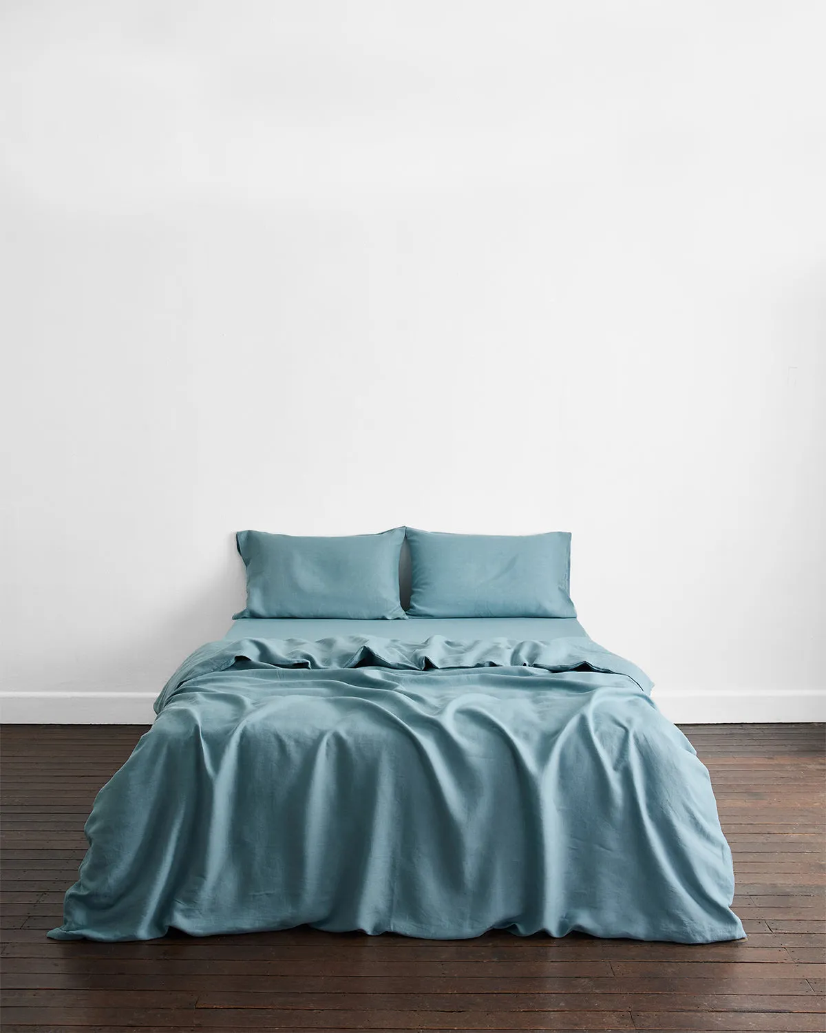 Lagoon 100% French Flax Linen Duvet Cover