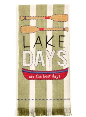 Lake Days Applique Towel