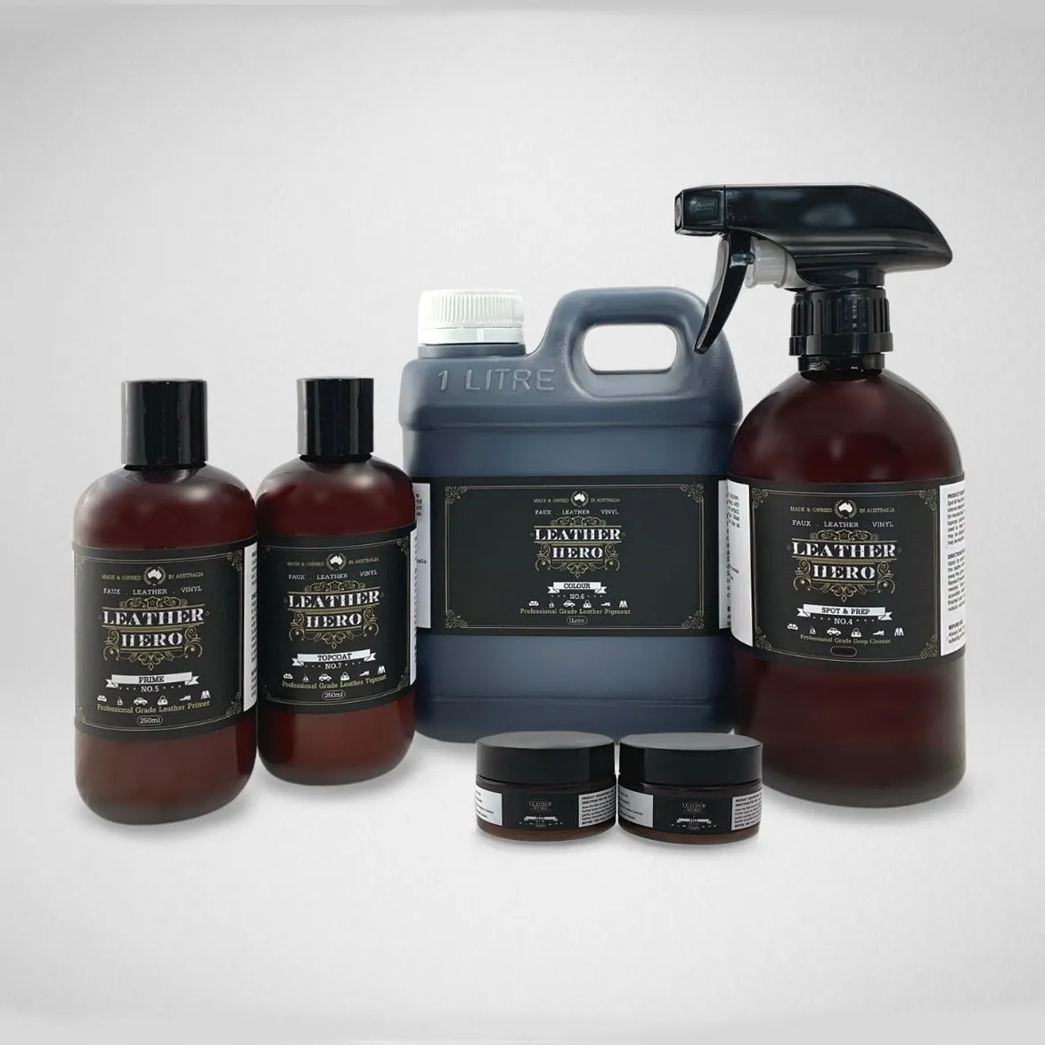 Leather Repair & Recolour Kit - Pewter