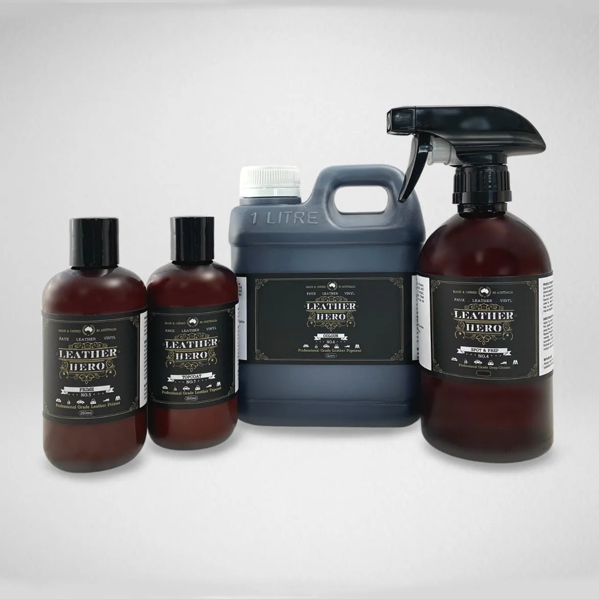 Leather Repair & Recolour Kit - Pewter