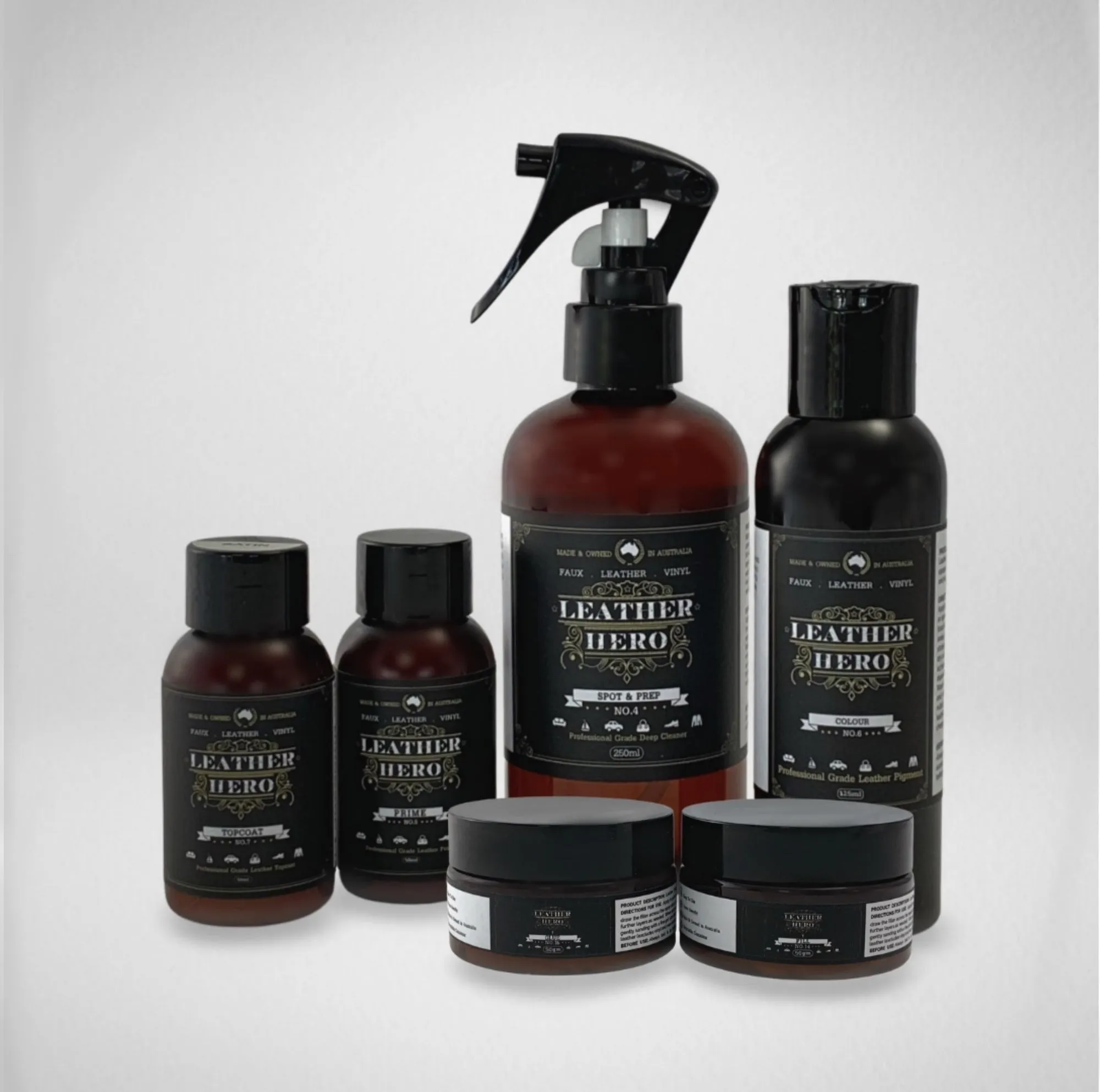 Leather Repair & Recolour Kit - Pewter