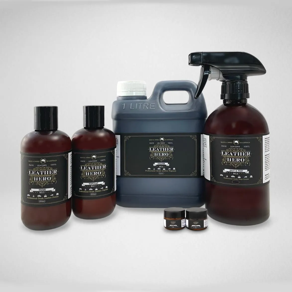 Leather Repair & Recolour Kit - Pewter