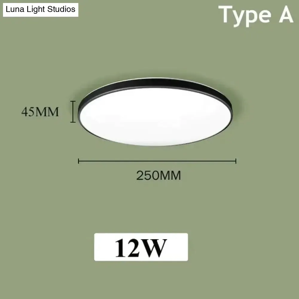 Led Ceiling Lights Modern Leds Ceiling Lamp Light Fixtures Round Panel Lamps 12W 24W For Living Room Kitchen