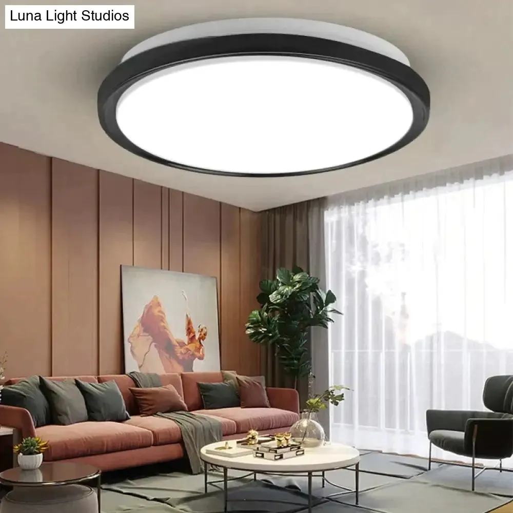 Led Ceiling Lights Modern Leds Ceiling Lamp Light Fixtures Round Panel Lamps 12W 24W For Living Room Kitchen