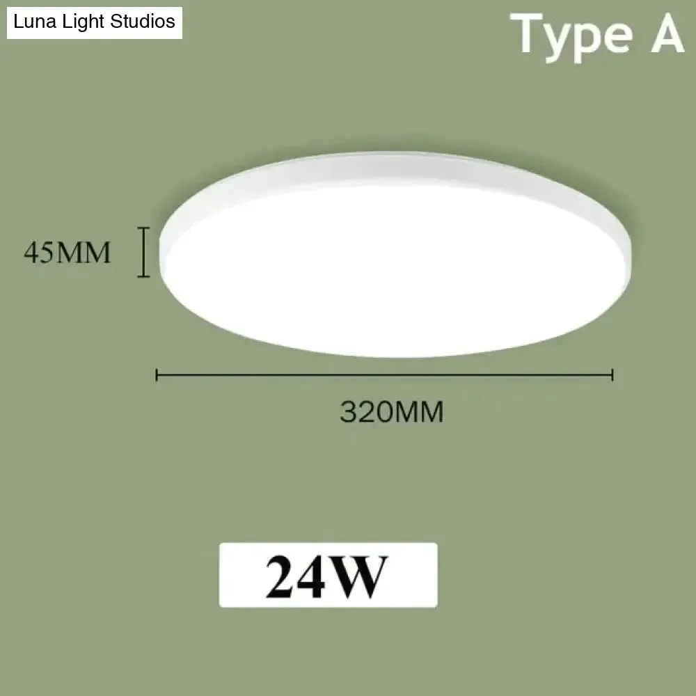 Led Ceiling Lights Modern Leds Ceiling Lamp Light Fixtures Round Panel Lamps 12W 24W For Living Room Kitchen