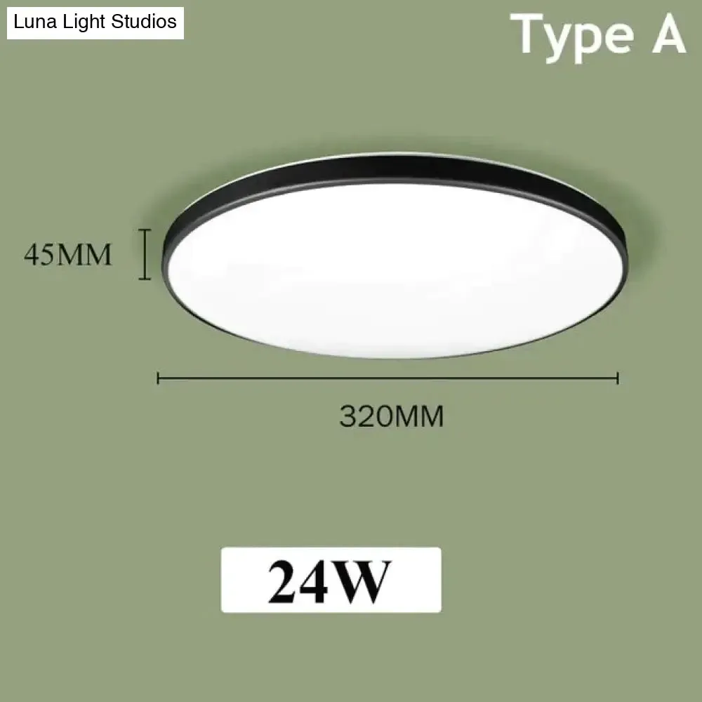 Led Ceiling Lights Modern Leds Ceiling Lamp Light Fixtures Round Panel Lamps 12W 24W For Living Room Kitchen