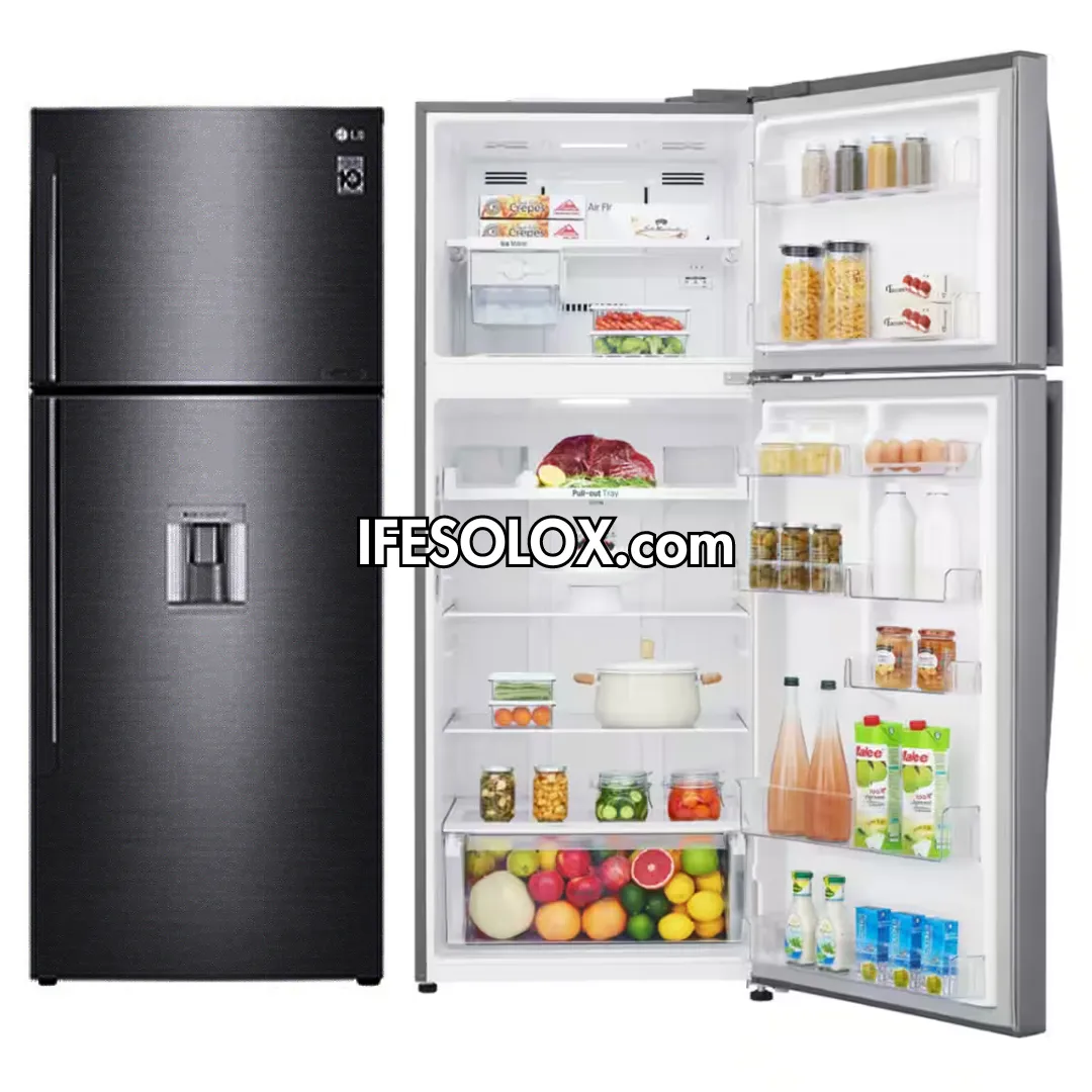 LG GL-T502HLCL 438L Smart Inverter Top-Freezer Double Door Refrigerator with Water Dispenser - Brand New