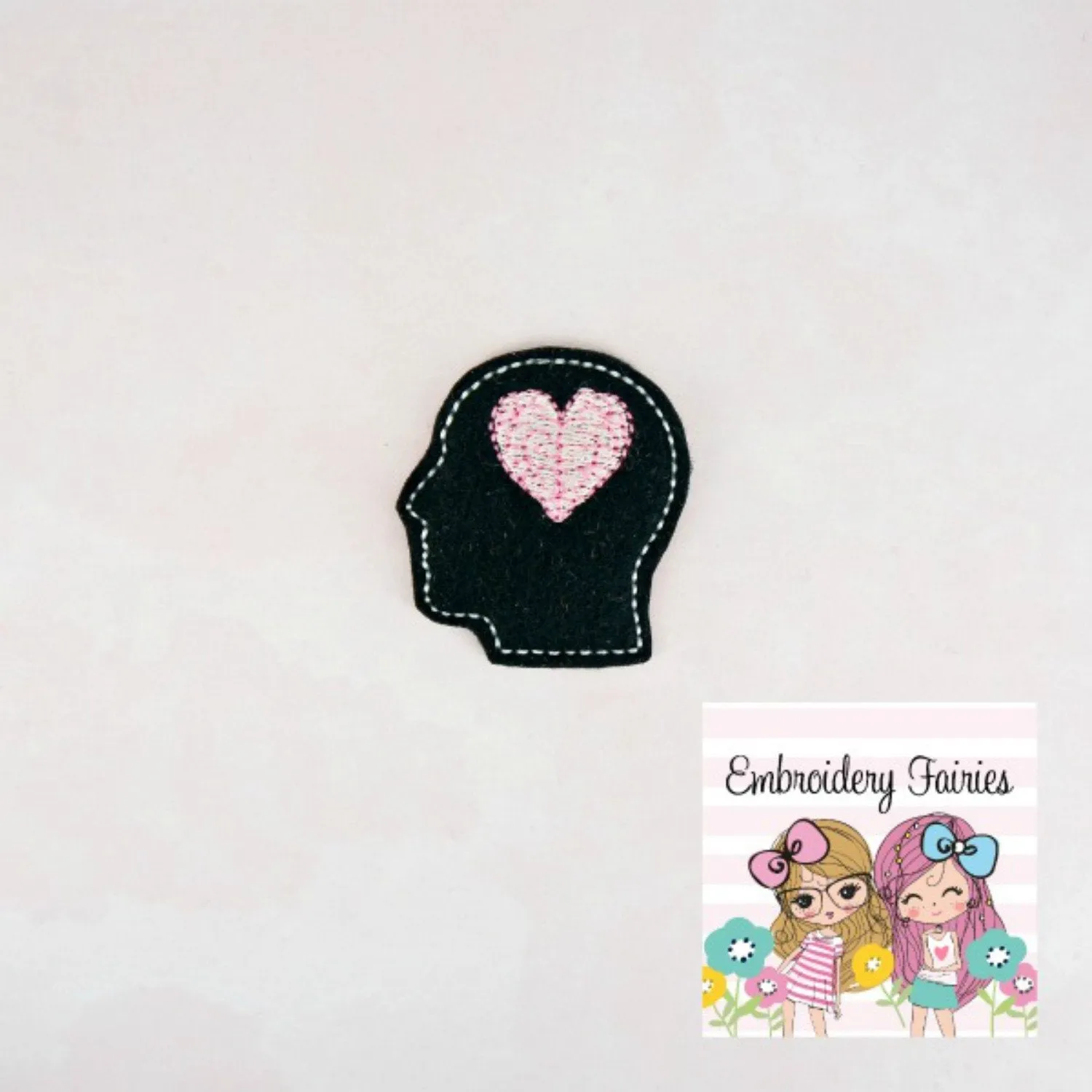 Love On The Brain Feltie Design - Brain Feltie - Feltie Download - Feltie Design - Medical Felties - ITH Design - Love Feltie - Feltie